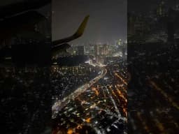 Cabin crew, prepare for landing. | Metro Manila, Philippines from above.