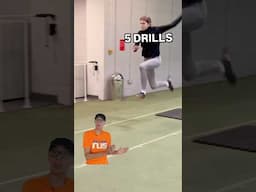 5 DRILLS TO IMPROVE TRIPLE JUMP HOP - with voiceover  #trackandfield