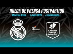 Post-game Press Conference | Real Madrid - Unicaja Málaga | 1er partido de semifinales