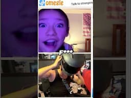 THEY WENT CRAZY WHEN I TOOK OFF MY HELMET #funny #omegle #gym #biker #shorts