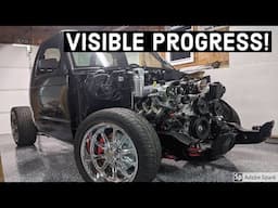 Gumby, the LS Swapped S10, is starting to come together
