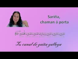 Sariña chaman á porta