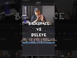 Backspace vs Delete Key in DaVinci Resolve?