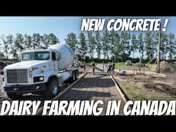 Corral Feed Pad Poured!