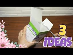 Turn any day into a happy one with these 3 creative small cardboard box projects!