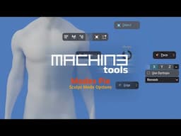 MACHIN3tools 1.12 - Quick Sculpt Options Access from Modes Pie