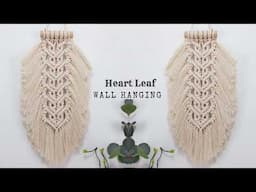 Macrame Heart Leaf Wall Hanging | Wall Hanging New Design