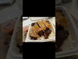 Meat Jun & Kalbi plate from Young’s BBQ! So good! #HawaiiEats #LocalFood #YoungsBBQ
