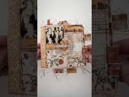 Palette Orange Fabric Handmade Book