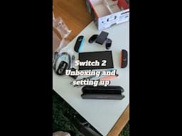 Nintendo Switch 2 Unboxing and setting up