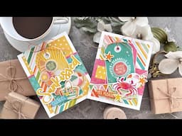 Creative Cardmaking with Photoplay Patterned Paper | Photoplay Salt & Sea 12x12 Collection