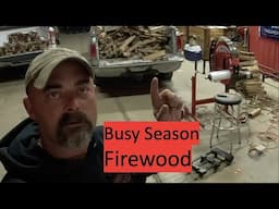 Busy Season Firewood and New Tool #firewood