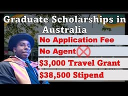 MSc & PhD Scholarship in Australia: No Agent, No IELTS, No Application Fee