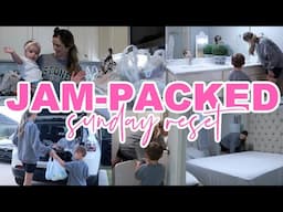 SUNDAY RESET | HOME + CAR CLEANING MOTIVATION | HUGE GROCERY RESTOCK | Lauren Yarbrough