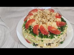 🥞Блинчатый Пирог с Курицей и Грибами🔥