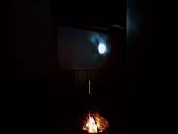 Watching #fridaythe13th on 120" screen outside ! 🎥🔥☠️ #driveinmovie #horrormovies
