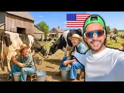 America Dairy Farm Aur Farmers Ki Life 🇺🇸🐄 | देखिए अमेरिका का असली तबेला 😱🇮🇳🇺🇸| Indians In USA