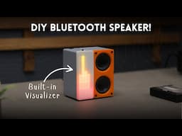 DIY Bluetooth Speaker With Built-in Visualizer! | 3D Printed