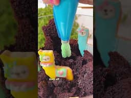 Edible alpaca terrarium!