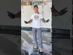 Is it a saw cut or an expansion joint? #sawcut #expansionjoint #epoxyfloor #metallicfloor #epoxy