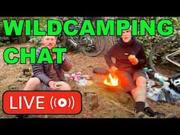 We go live and talk all things wildcamping bikepacking camping out in the woods