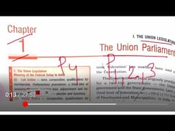ICSE class 10 civics chapter 1 The Union Legislature the union parliament