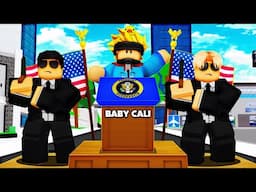 My Son Becomes The PRESIDENT in Brookhaven RP!!