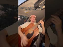 I am a human car radio pt. 2  #guitar #memes #anxiety #bensonboone