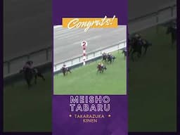 Meisho Tabaru wins the #WinAndYoureIn Takarazuka Kinen ✅