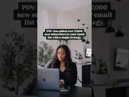 This ONE strategy is how we added over 27K new subs to our email list 📈