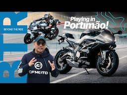 CFMOTO 675SR-R First Ride Impressions | Testing on the Autodromo International Algarve!