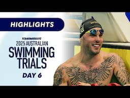 2025 Australian Swimming Trials - Night 6 Highlights | Wide World of Sports