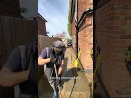 Backyard Patio Cleaning | Pressure washing concrete surfaces