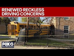School bus hit, Milwaukee reckless driving concerns | FOX6 News Milwaukee