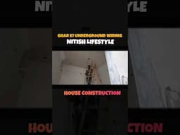 New Ghar Ki Underground Wiring | Nitish lifestyle #shorts