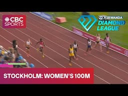MEET RECORD in women's 100m final at Diamond League stop in Stockholm | #CBCSports