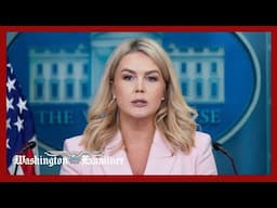 Karoline Leavitt holds White House press briefing