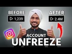 Instagram account unfreeze kaise kare | Instagram freeze account ko unfreeze kaise kare