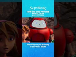 God used the ravens to bring Elijah food and water! 😮 #SuperbookClips