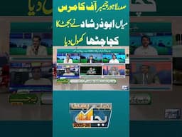 President Lahore Chamber of Commerce Abuzar Shaad Opinion on Budget | Lahore News #shortsfeed