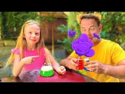 Nastya et ses amis jouent à des jeux créatifs et à des défis - Série de vidéos pour enfants