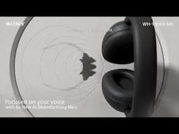 WH-1000X M6 | Ultra-clear call quality in any environment