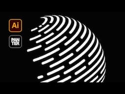 How To Create 3D Globe Logo With Motion Lines In Illustrator