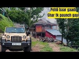 Pehli baar Gaon ke Ghar tk gaadi paunch gayi 🥹😋 Ye jagah swarg se kam nahi 🤩🤪