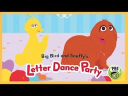 Sesame Street - Big Bird and Snuffy's Letter Dance Party | PBS KIDS GAMES ⭐PART 2