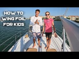 FOILING FOR KIDS | FIRST STEPS