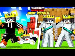 We Made Our FIRST HOUSE In Minecraft HARDCORE #3