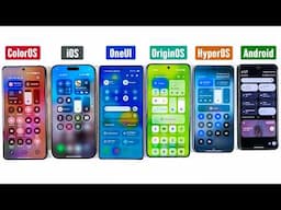 OneUI 7 vs. Android 16 / iOS 18 / HyperOS / ColorOS / OriginOS!
