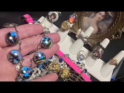 Vintage Jewelry Haul , Auction wins great Sterling !