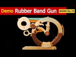 [No.75] Stick-Out-Release, 10 rounds Rubber Band Hand Gun /oggcraft.jp